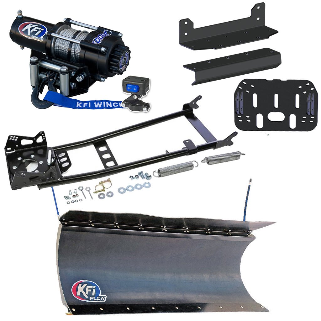KFI Snowplow Kit Yamaha 350/400/450 Grizzly Kodiak ATV (2003 - 2014) - MojoMotoSport.com