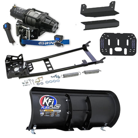 KFI Snowplow Kit Yamaha 350/400/450 Grizzly Kodiak ATV (2003 - 2014) - MojoMotoSport.com
