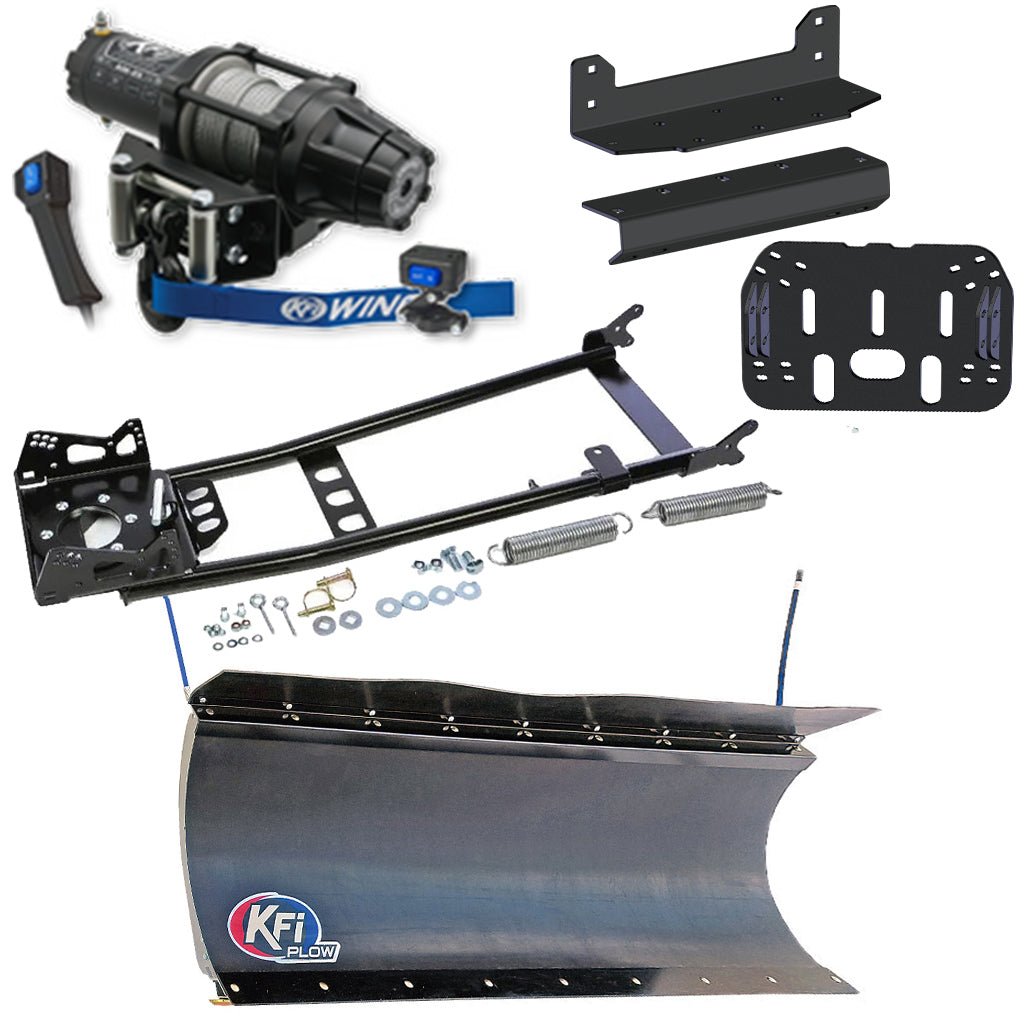 KFI Snowplow Kit Yamaha 350/400/450 Grizzly Kodiak ATV (2003 - 2014) - MojoMotoSport.com