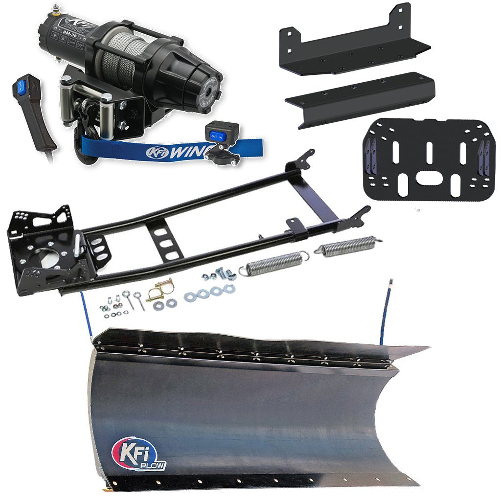 KFI Snowplow Kit Yamaha 350/400/450 Grizzly Kodiak ATV (2003 - 2014) - MojoMotoSport.com