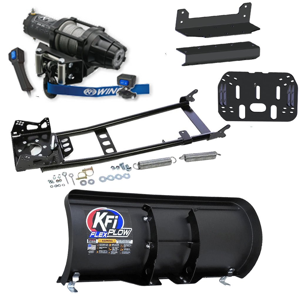KFI Snowplow Kit Yamaha 350/400/450 Grizzly Kodiak ATV (2003 - 2014) - MojoMotoSport.com