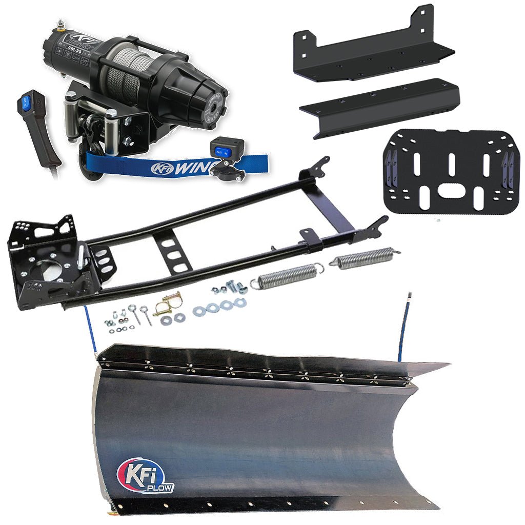 KFI Snowplow Kit Yamaha 350/400/450 Grizzly Kodiak ATV (2003 - 2014) - MojoMotoSport.com