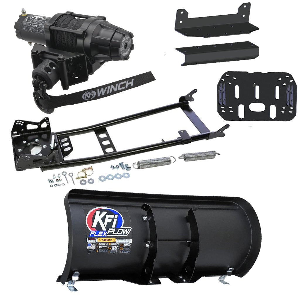 KFI Snowplow Kit Yamaha 350/400/450 Grizzly Kodiak ATV (2003 - 2014) - MojoMotoSport.com