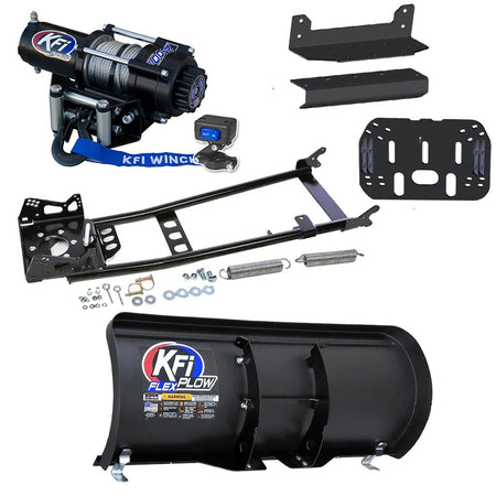 KFI Snowplow Kit Yamaha 350/400/450 Grizzly Kodiak ATV (2003 - 2014) - MojoMotoSport.com