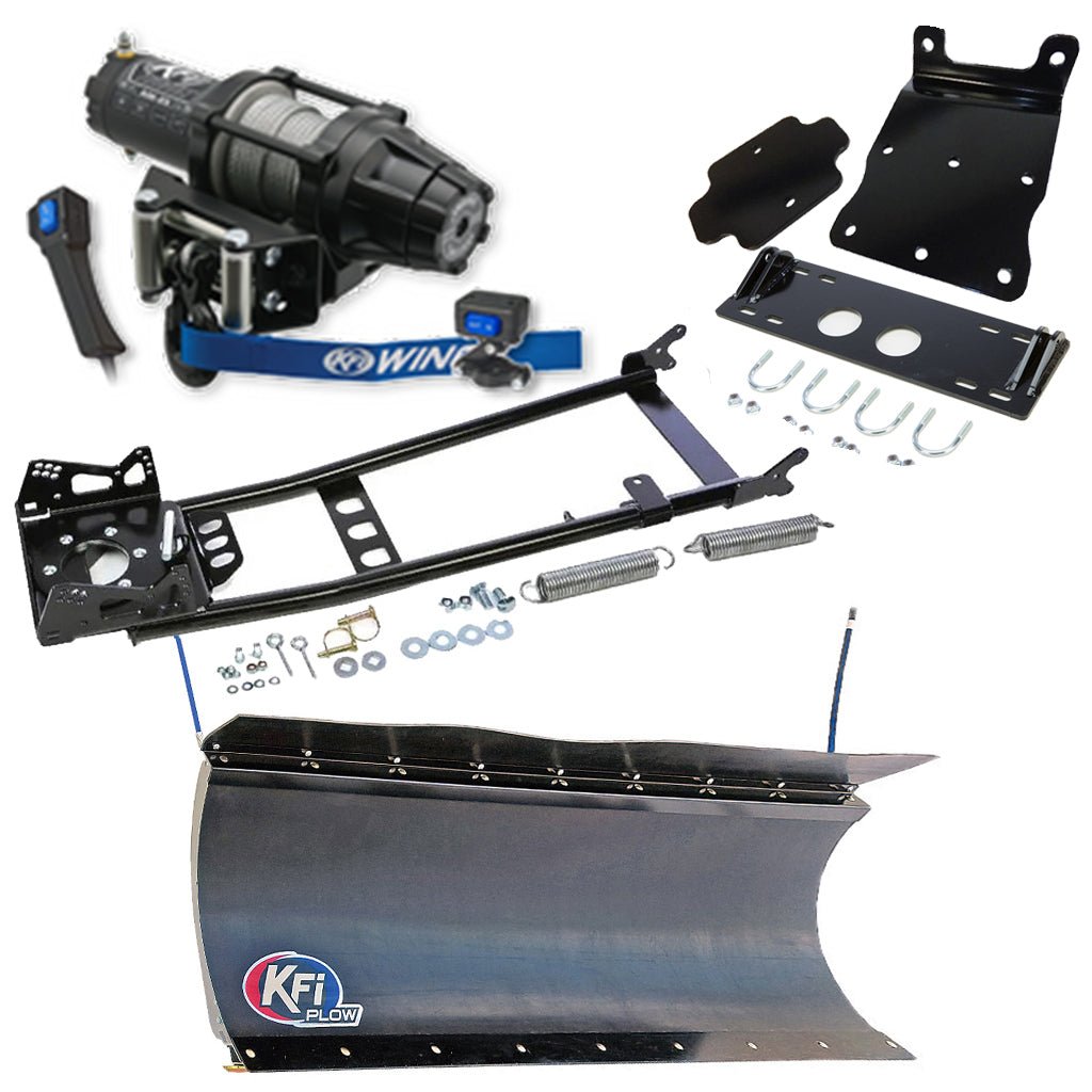 KFI Snowplow Kit Yamaha Big Bear 400 4x4 ATV (2007 - 2012) - MojoMotoSport.com