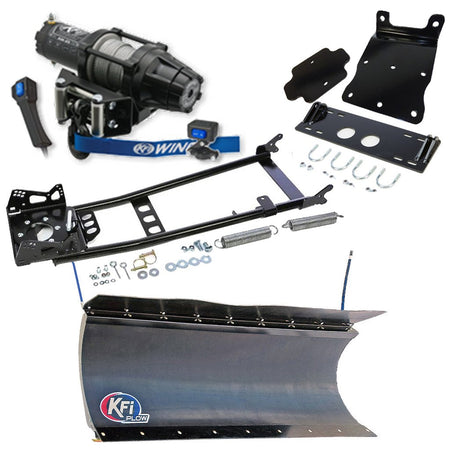 KFI Snowplow Kit Yamaha Big Bear 400 4x4 ATV (2007 - 2012) - MojoMotoSport.com
