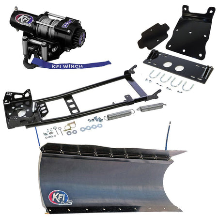 KFI Snowplow Kit Yamaha Big Bear 400 4x4 ATV (2007 - 2012) - MojoMotoSport.com