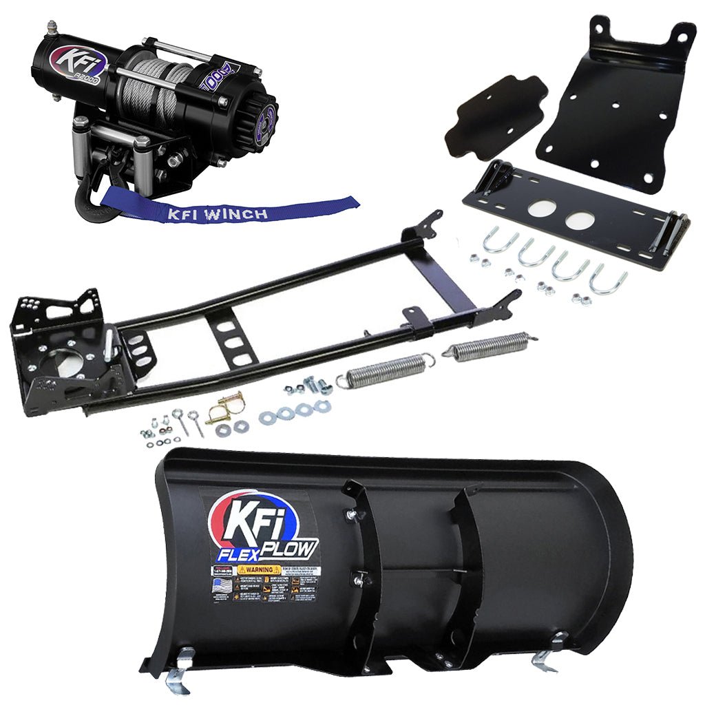 KFI Snowplow Kit Yamaha Big Bear 400 4x4 ATV (2007 - 2012) - MojoMotoSport.com