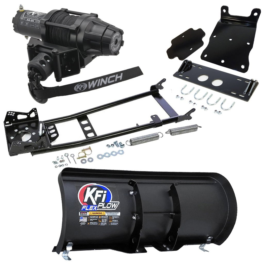 KFI Snowplow Kit Yamaha Big Bear 400 4x4 ATV (2007 - 2012) - MojoMotoSport.com