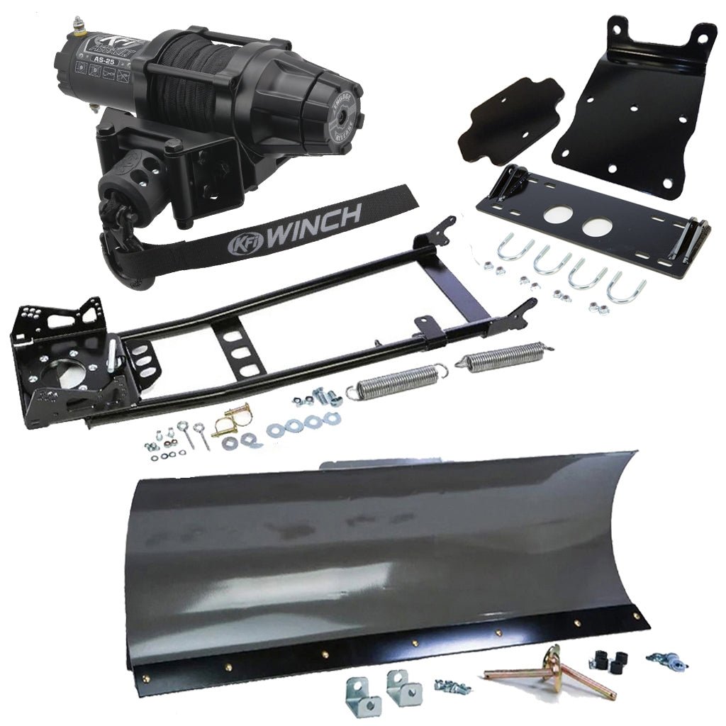 KFI Snowplow Kit Yamaha Big Bear 400 4x4 ATV (2007 - 2012) - MojoMotoSport.com