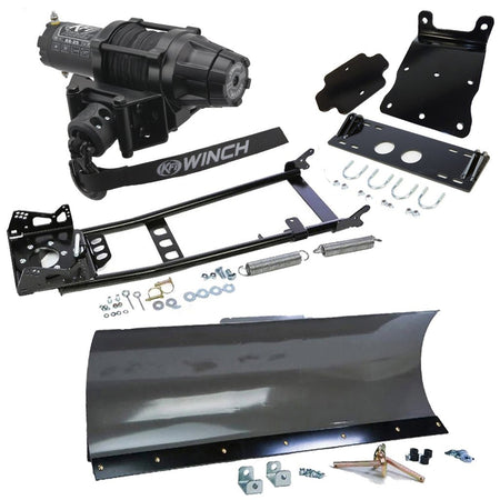 KFI Snowplow Kit Yamaha Big Bear 400 4x4 ATV (2007 - 2012) - MojoMotoSport.com