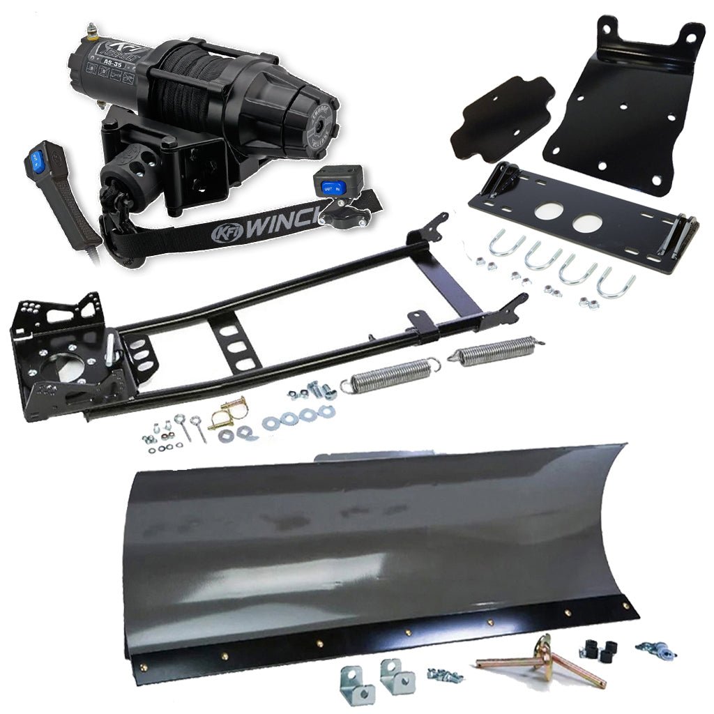 KFI Snowplow Kit Yamaha Big Bear 400 4x4 ATV (2007 - 2012) - MojoMotoSport.com