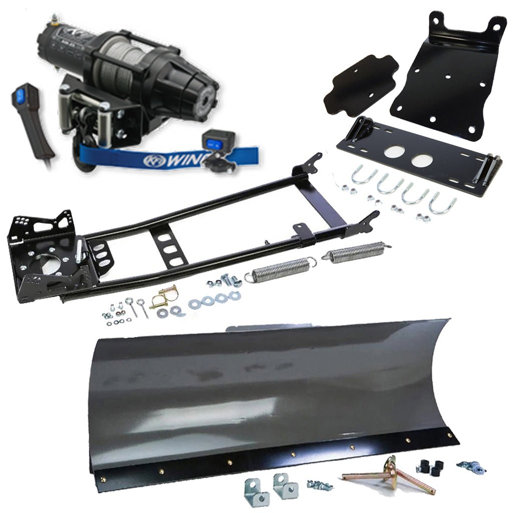 KFI Snowplow Kit Yamaha Big Bear 400 4x4 ATV (2007 - 2012) - MojoMotoSport.com