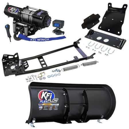 KFI Snowplow Kit Yamaha Big Bear 400 4x4 ATV (2007 - 2012) - MojoMotoSport.com