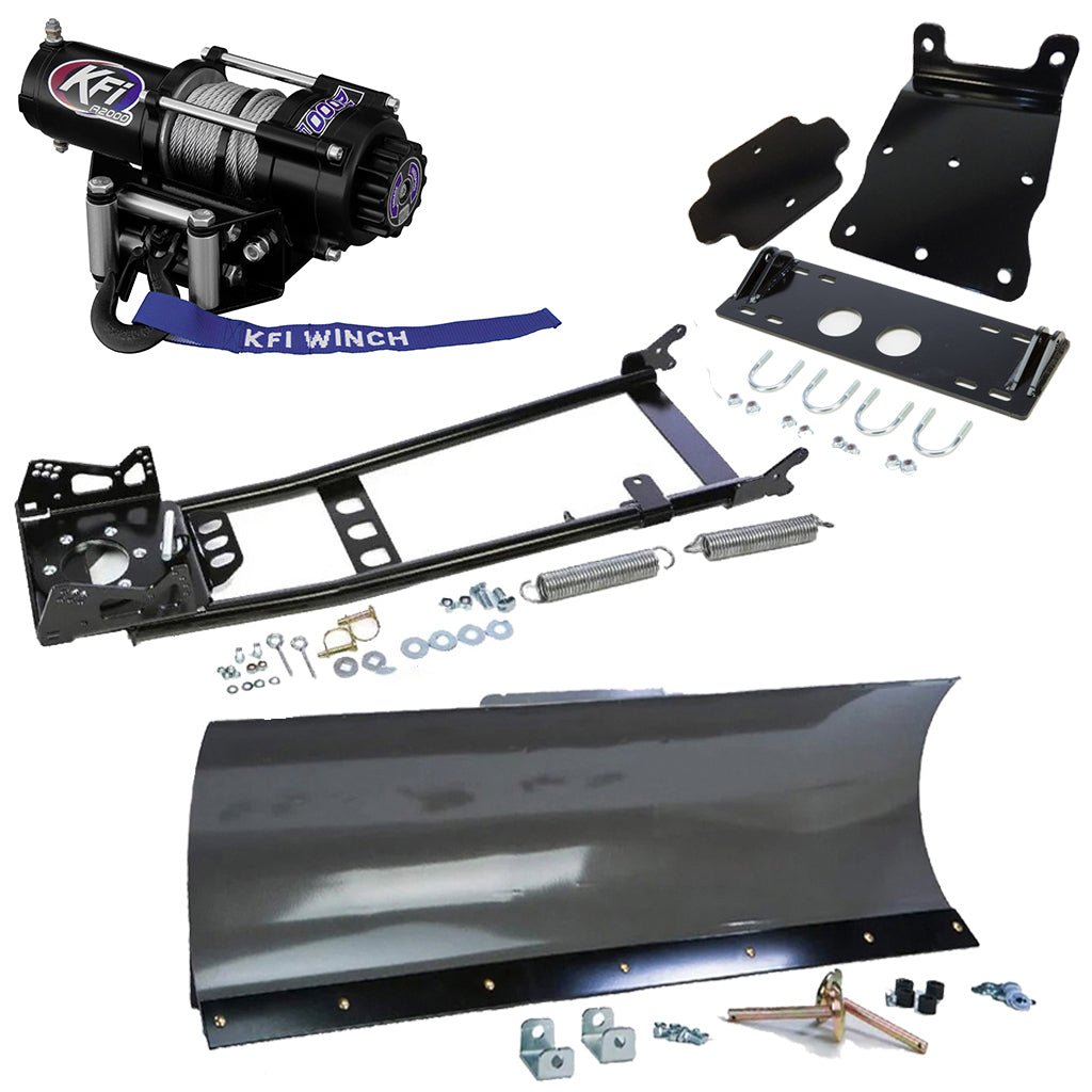 KFI Snowplow Kit Yamaha Big Bear 400 4x4 ATV (2007 - 2012) - MojoMotoSport.com