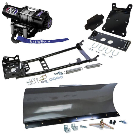 KFI Snowplow Kit Yamaha Big Bear 400 4x4 ATV (2007 - 2012) - MojoMotoSport.com