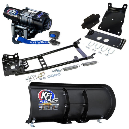 KFI Snowplow Kit Yamaha Big Bear 400 4x4 ATV (2007 - 2012) - MojoMotoSport.com
