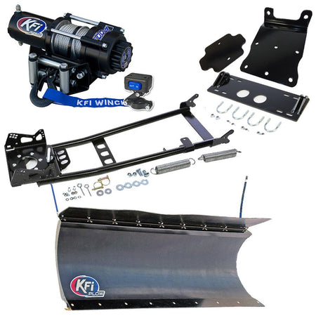 KFI Snowplow Kit Yamaha Big Bear 400 4x4 ATV (2007 - 2012) - MojoMotoSport.com