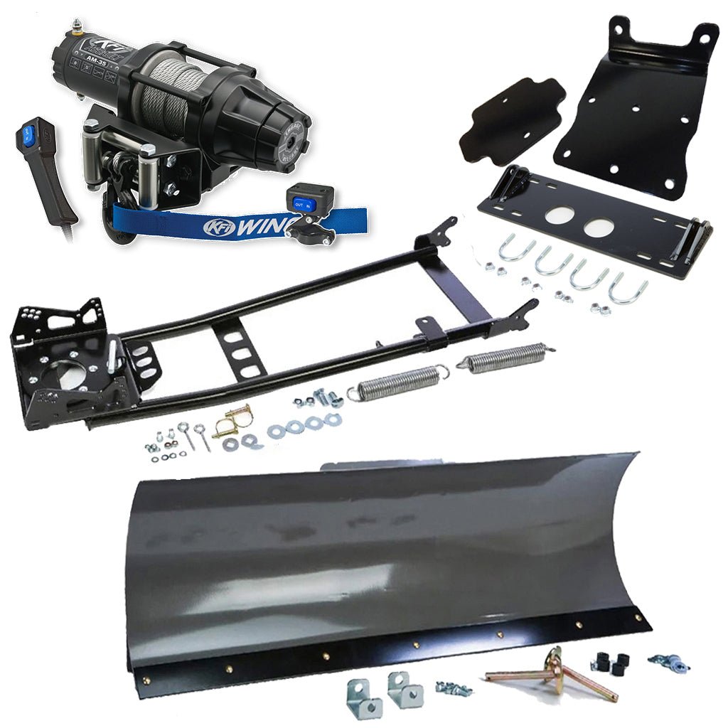 KFI Snowplow Kit Yamaha Big Bear 400 4x4 ATV (2007 - 2012) - MojoMotoSport.com