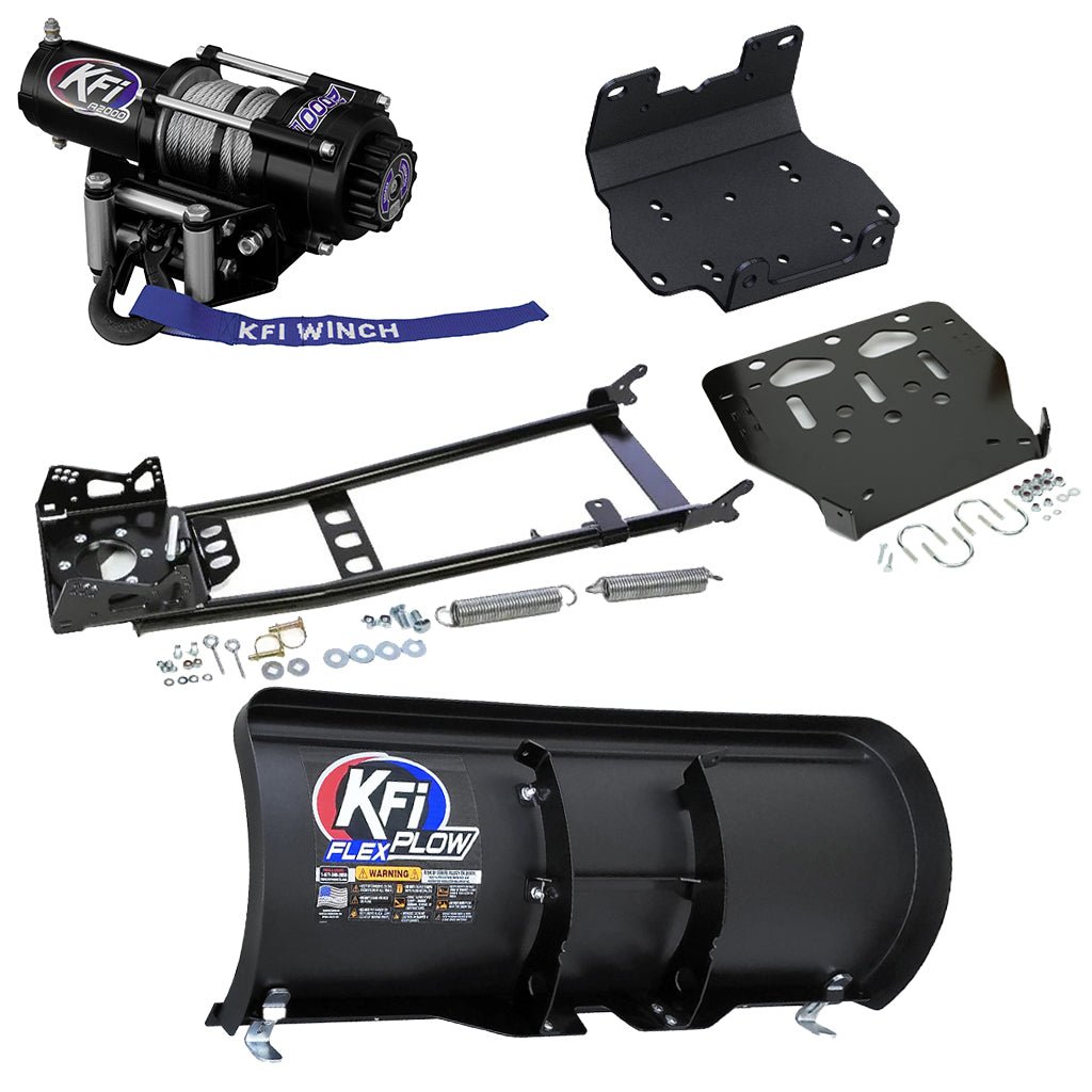 KFI Snowplow Kit Yamaha Grizzly 550 ATV (2009 - 2014) & Grizzly 700 ATV (2007 - 2015) - MojoMotoSport.com
