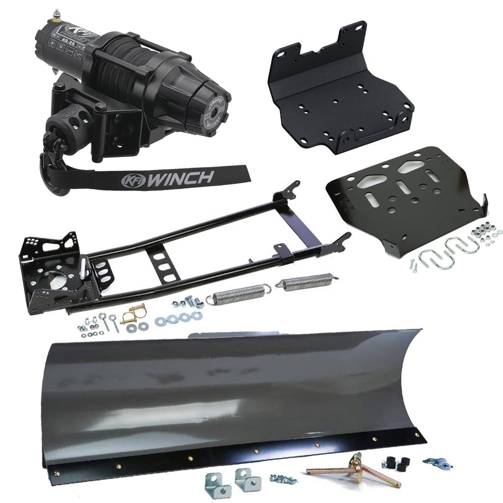 KFI Snowplow Kit Yamaha Grizzly 550 ATV (2009 - 2014) & Grizzly 700 ATV (2007 - 2015) - MojoMotoSport.com