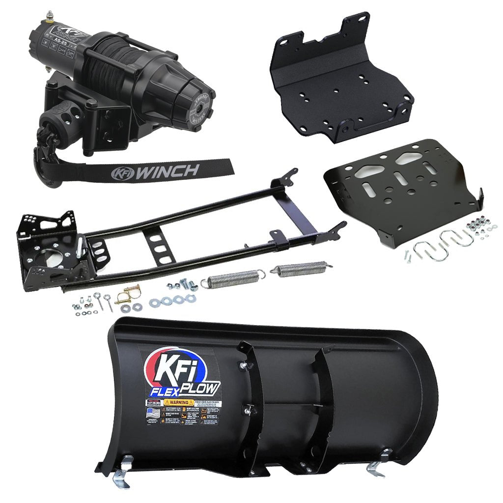 KFI Snowplow Kit Yamaha Grizzly 550 ATV (2009 - 2014) & Grizzly 700 ATV (2007 - 2015) - MojoMotoSport.com