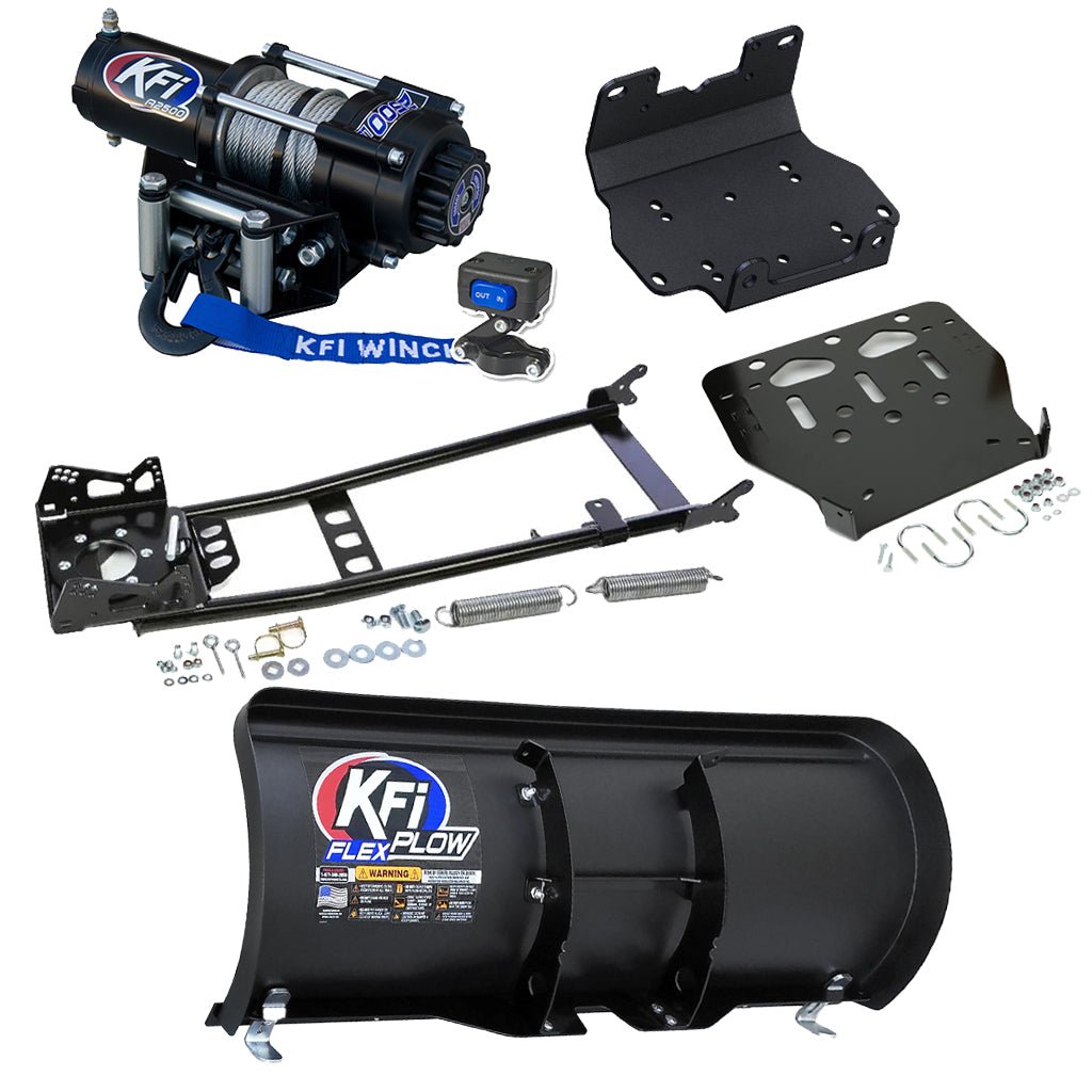 KFI Snowplow Kit Yamaha Grizzly 550 ATV (2009 - 2014) & Grizzly 700 ATV (2007 - 2015) - MojoMotoSport.com