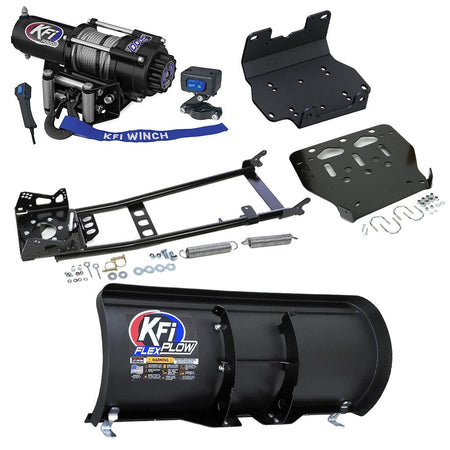 KFI Snowplow Kit Yamaha Grizzly 550 ATV (2009 - 2014) & Grizzly 700 ATV (2007 - 2015) - MojoMotoSport.com