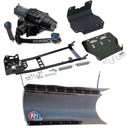 KFI Snowplow Kit Yamaha Grizzly 550 ATV (2009 - 2014) & Grizzly 700 ATV (2007 - 2015) - MojoMotoSport.com