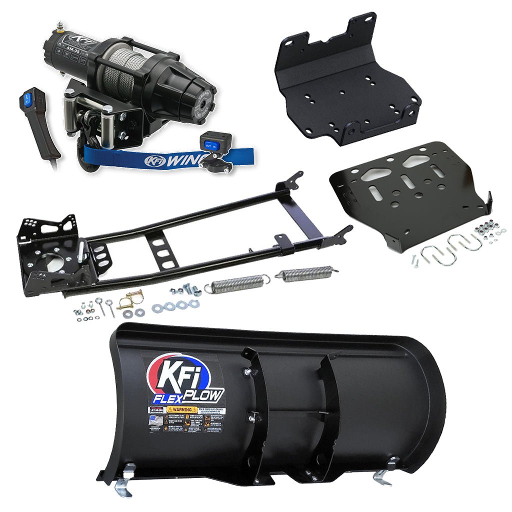 KFI Snowplow Kit Yamaha Grizzly 550 ATV (2009 - 2014) & Grizzly 700 ATV (2007 - 2015) - MojoMotoSport.com