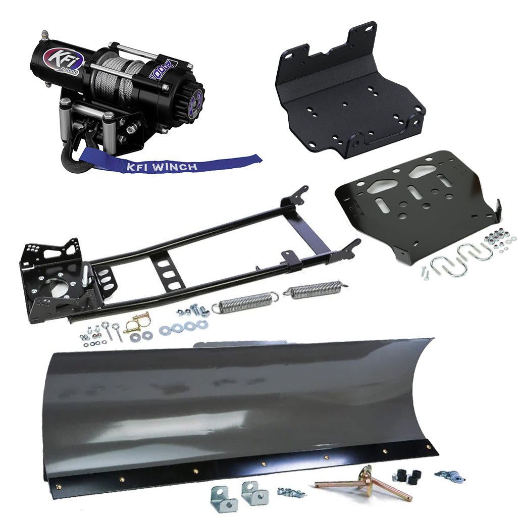 KFI Snowplow Kit Yamaha Grizzly 550 ATV (2009 - 2014) & Grizzly 700 ATV (2007 - 2015) - MojoMotoSport.com
