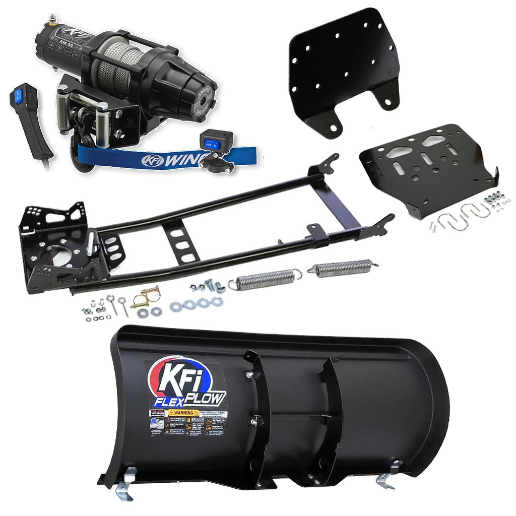 KFI Snowplow Kit Yamaha Grizzly 660 ATV (2002 - 2008) - MojoMotoSport.com
