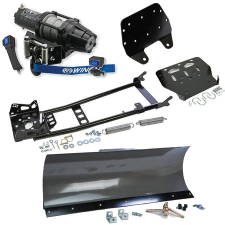 KFI Snowplow Kit Yamaha Grizzly 660 ATV (2002 - 2008) - MojoMotoSport.com
