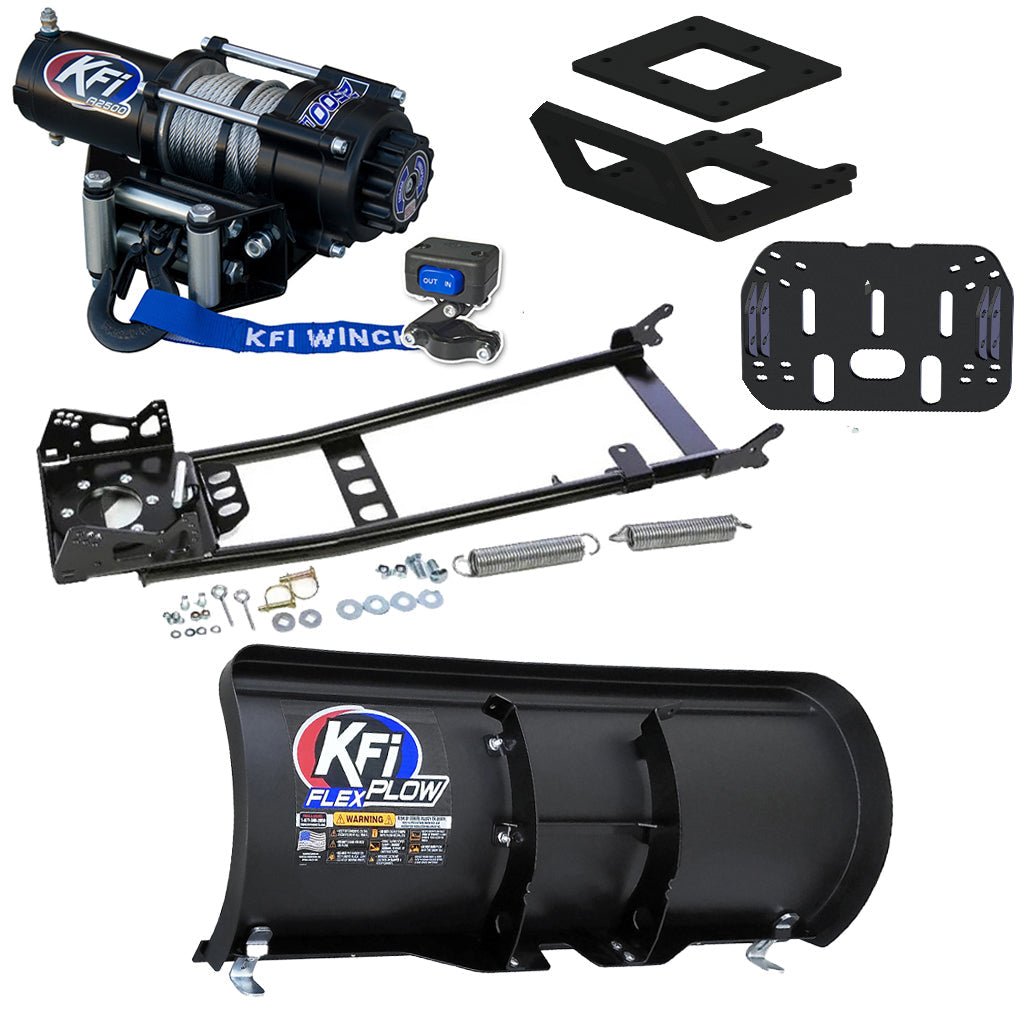 KFI Snowplow Kit Yamaha Kodiak 450 4x4 ATV (2018 - 2025) - MojoMotoSport.com