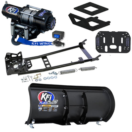 KFI Snowplow Kit Yamaha Kodiak 450 4x4 ATV (2018 - 2025) - MojoMotoSport.com