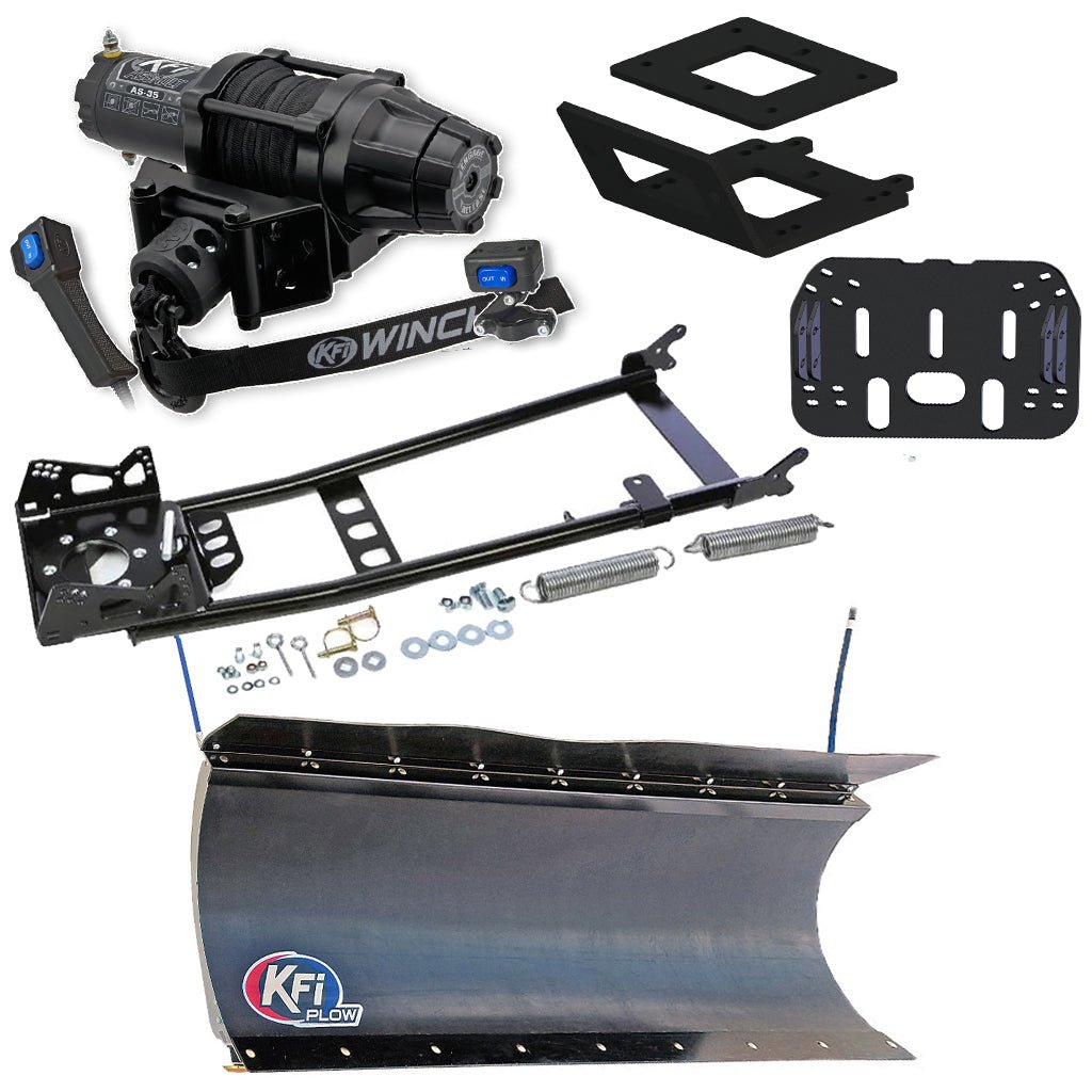 KFI Snowplow Kit Yamaha Kodiak 450 4x4 ATV (2018 - 2025) - MojoMotoSport.com