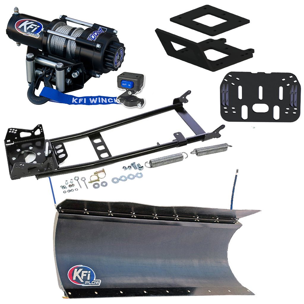KFI Snowplow Kit Yamaha Kodiak 450 4x4 ATV (2018 - 2025) - MojoMotoSport.com