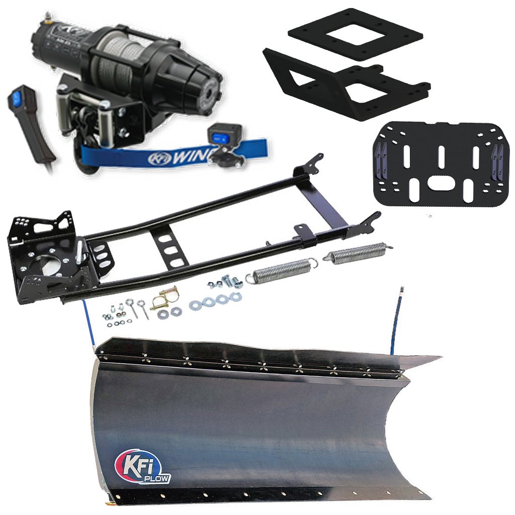 KFI Snowplow Kit Yamaha Kodiak 450 4x4 ATV (2018 - 2025) - MojoMotoSport.com