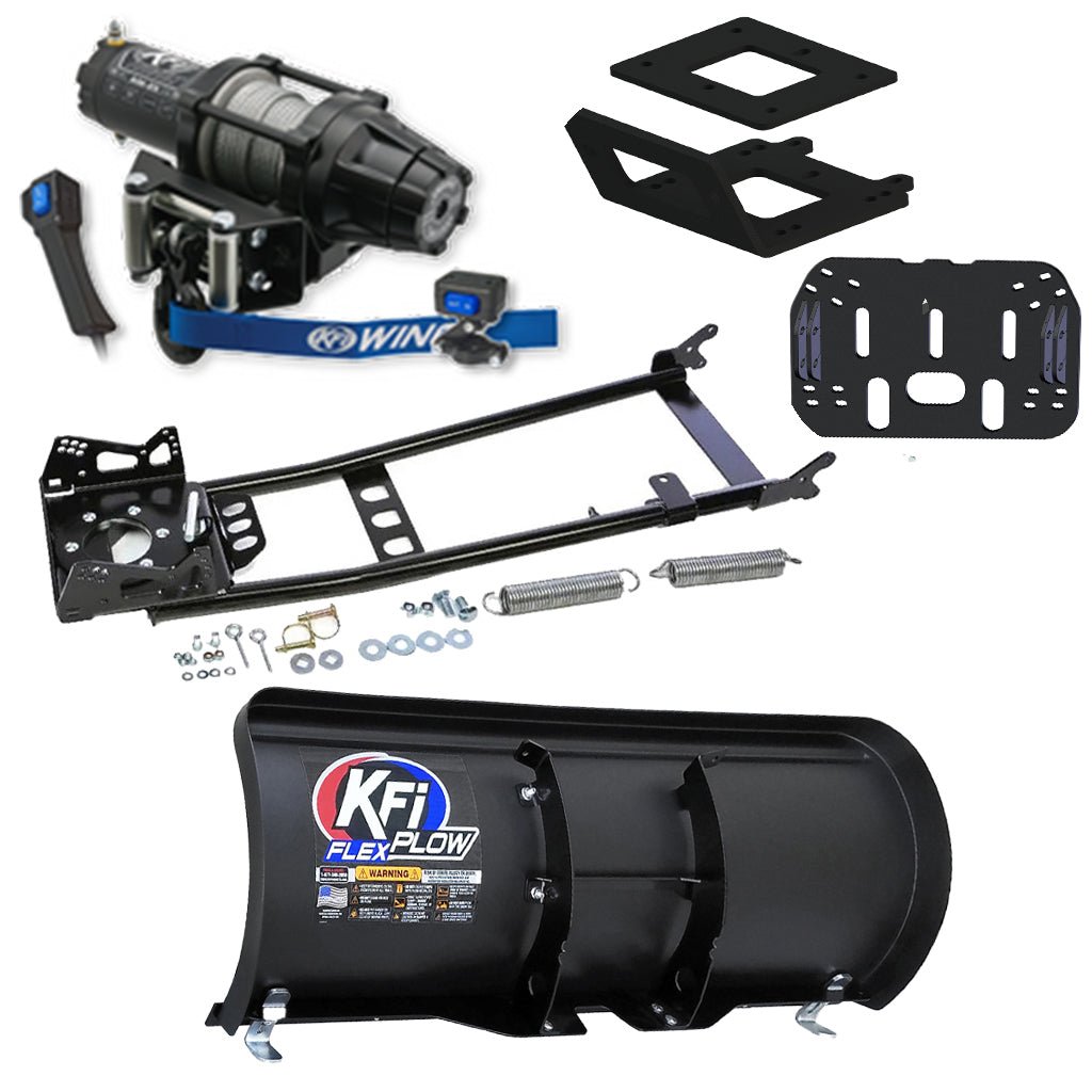 KFI Snowplow Kit Yamaha Kodiak 450 4x4 ATV (2018 - 2025) - MojoMotoSport.com