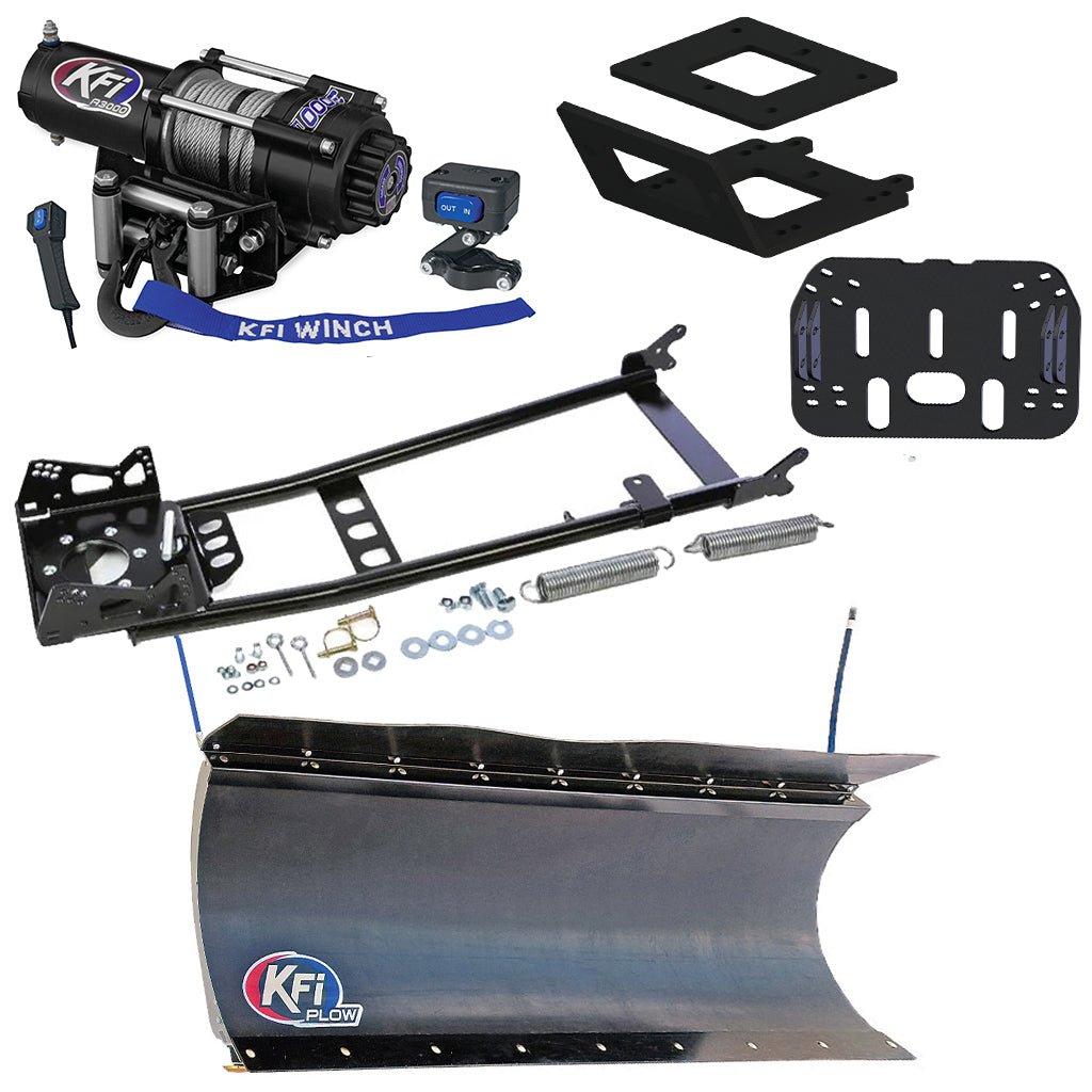KFI Snowplow Kit Yamaha Kodiak 450 4x4 ATV (2018 - 2025) - MojoMotoSport.com