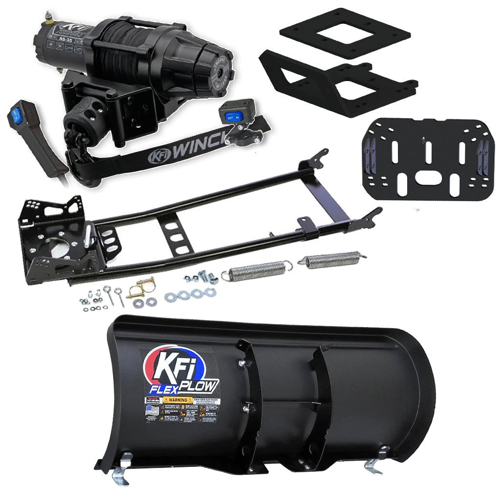 KFI Snowplow Kit Yamaha Kodiak 450 4x4 ATV (2018 - 2025) - MojoMotoSport.com