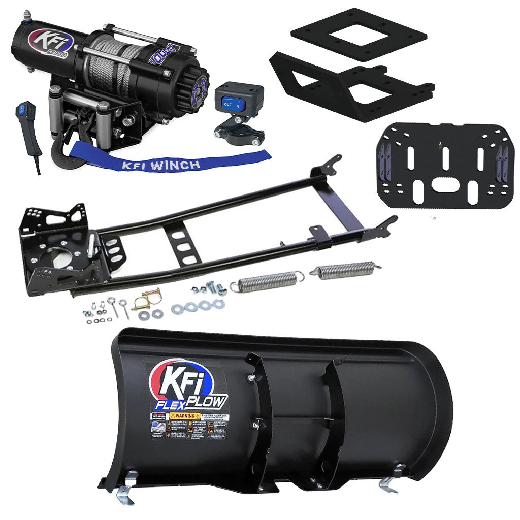 KFI Snowplow Kit Yamaha Kodiak 450 4x4 ATV (2018 - 2025) - MojoMotoSport.com