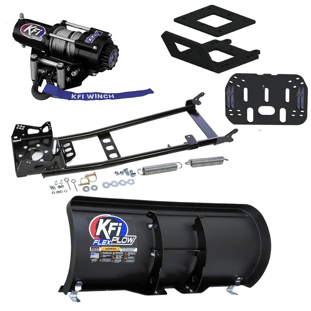 KFI Snowplow Kit Yamaha Kodiak 450 4x4 ATV (2018 - 2025) - MojoMotoSport.com