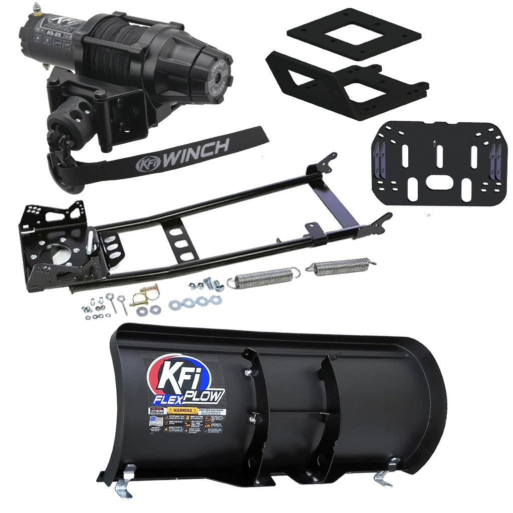 KFI Snowplow Kit Yamaha Kodiak 450 4x4 ATV (2018 - 2025) - MojoMotoSport.com