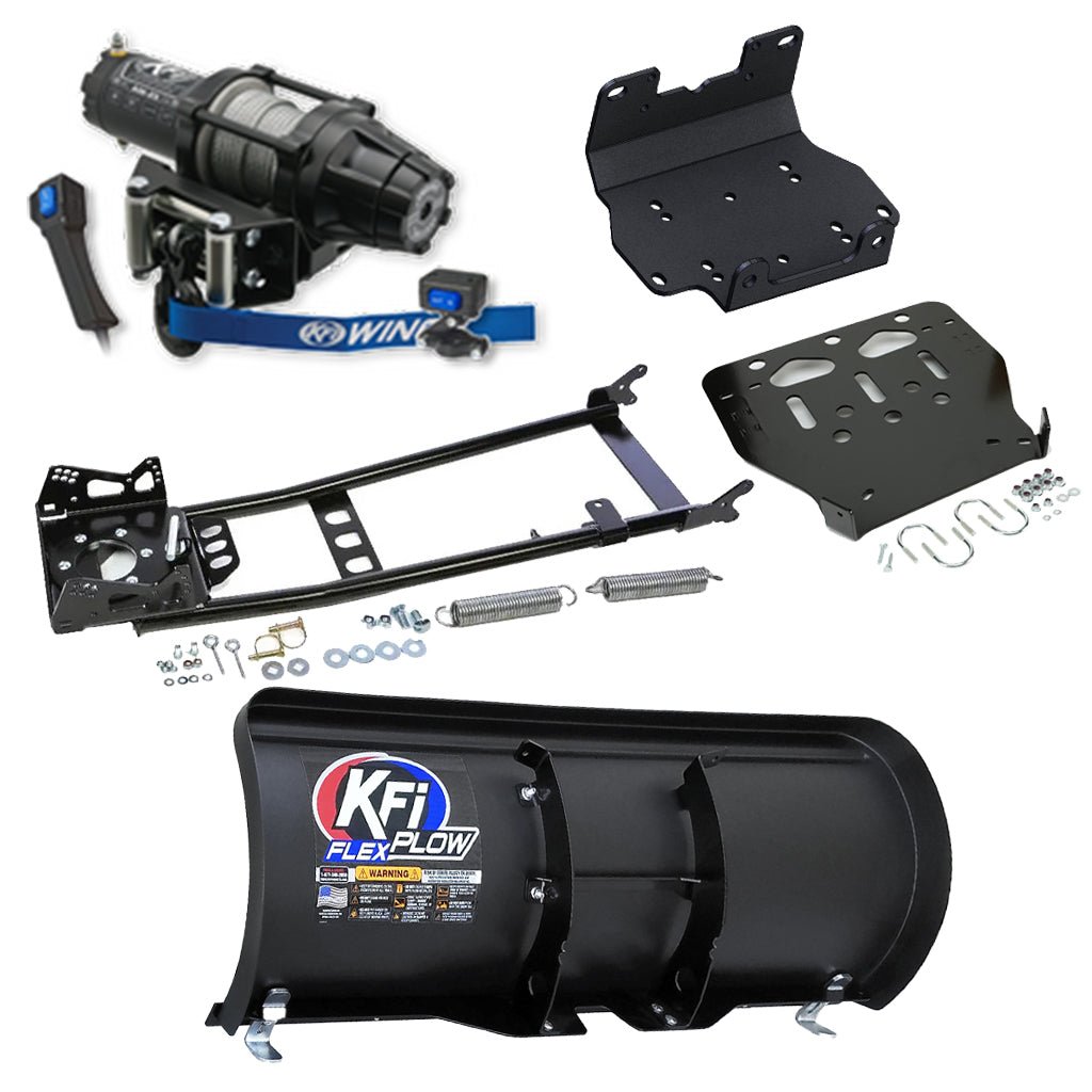 KFI Snowplow Kit Yamaha Kodiak 700 & Grizzly 700 ATV (2016 - 2025) - MojoMotoSport.com