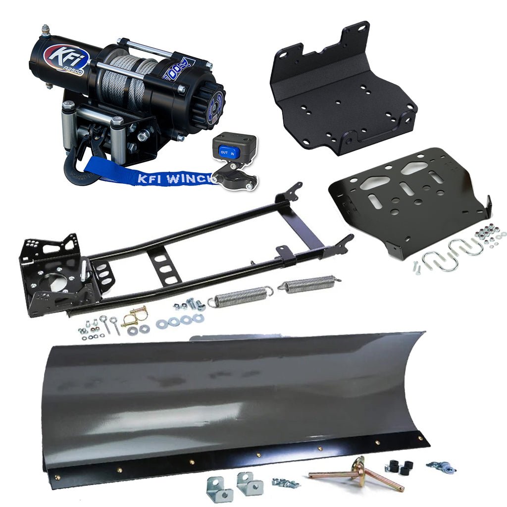 KFI Snowplow Kit Yamaha Kodiak 700 & Grizzly 700 ATV (2016 - 2025) - MojoMotoSport.com