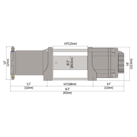 KFI Wide ATV/UTV Winch | U45W - R2 - MojoMotoSport.com