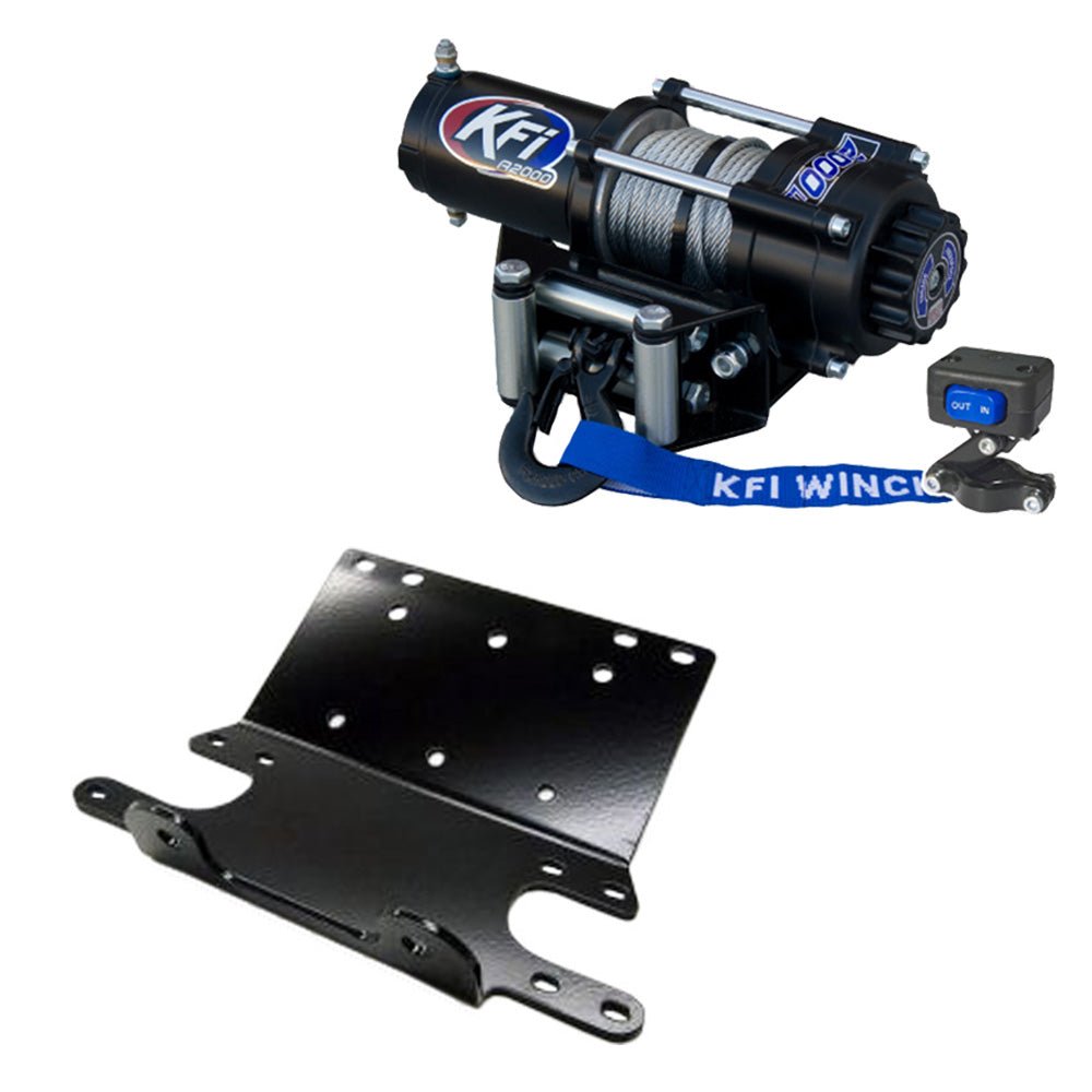 KFI Winch & Winch Mount Kit fits 1995 - 2003 Honda Foreman TRX400 (FM*FW) & 1998 - 2004 Foreman TRX450 (FM*FE*ES*S) ATV - MojoMotoSport.com