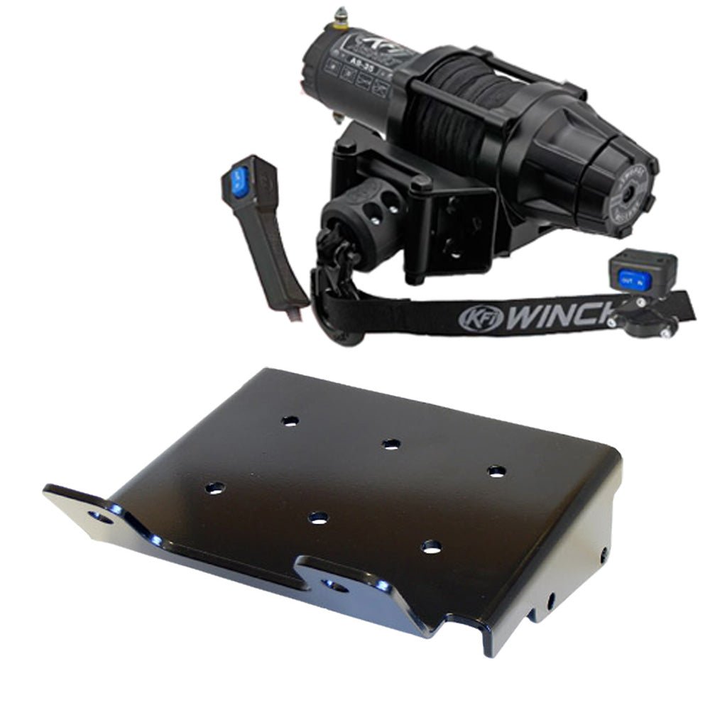 KFI Winch & Winch Mount Kit fits 2002 - 2007 Suzuki Eiger 400 & Vinson 500 ATV - MojoMotoSport.com