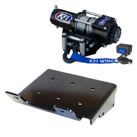 KFI Winch & Winch Mount Kit fits 2002 - 2007 Suzuki Eiger 400 & Vinson 500 ATV - MojoMotoSport.com